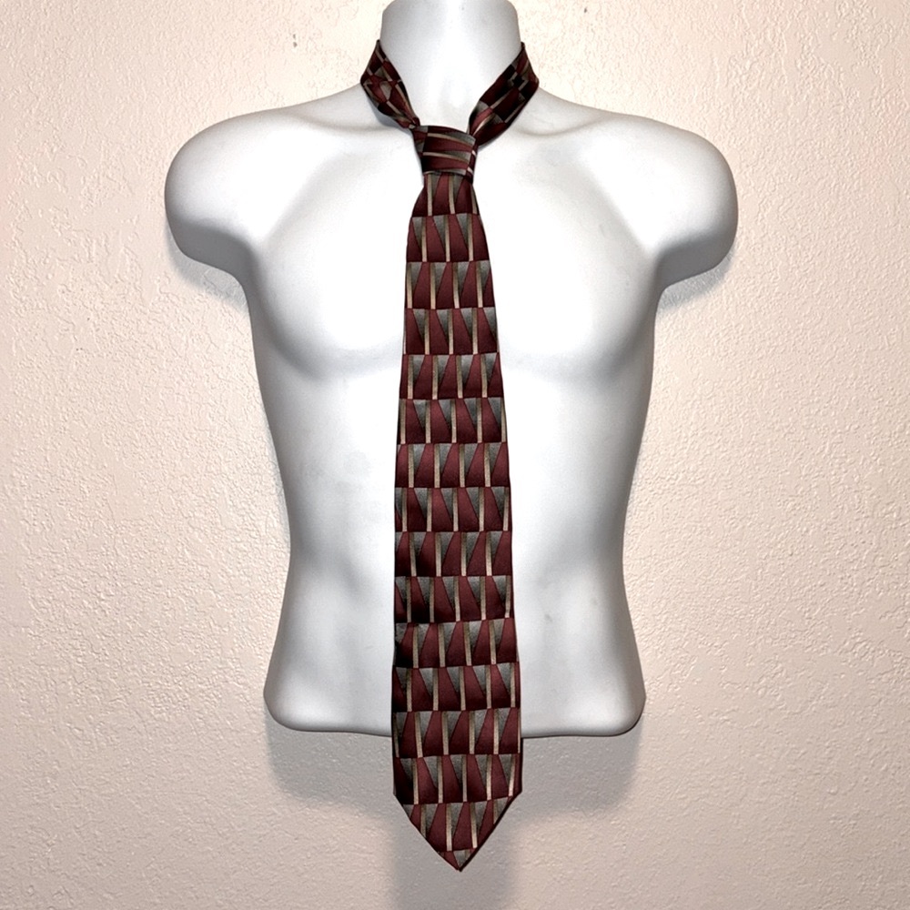 Grateful Dead burgandy “Magic Sign” Tie